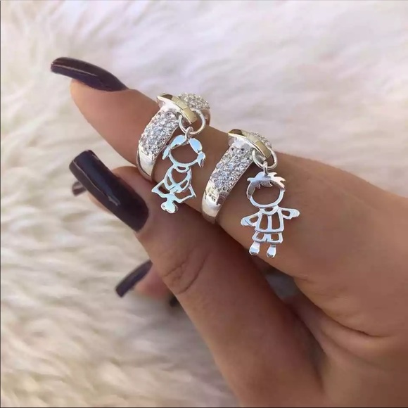 New Luxury Brand Gold Color CZ Stone rings - Picture 2 of 2